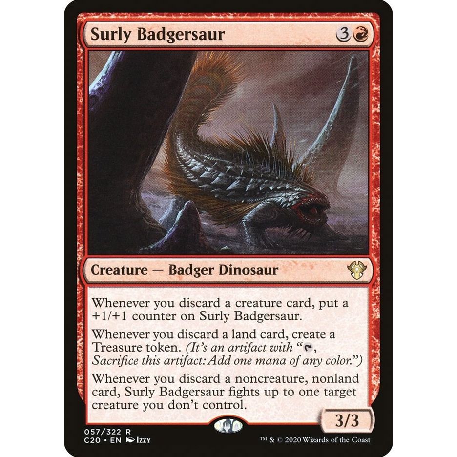 Image for Surly Badgersaur (57) (C20) - Magic: The Gathering