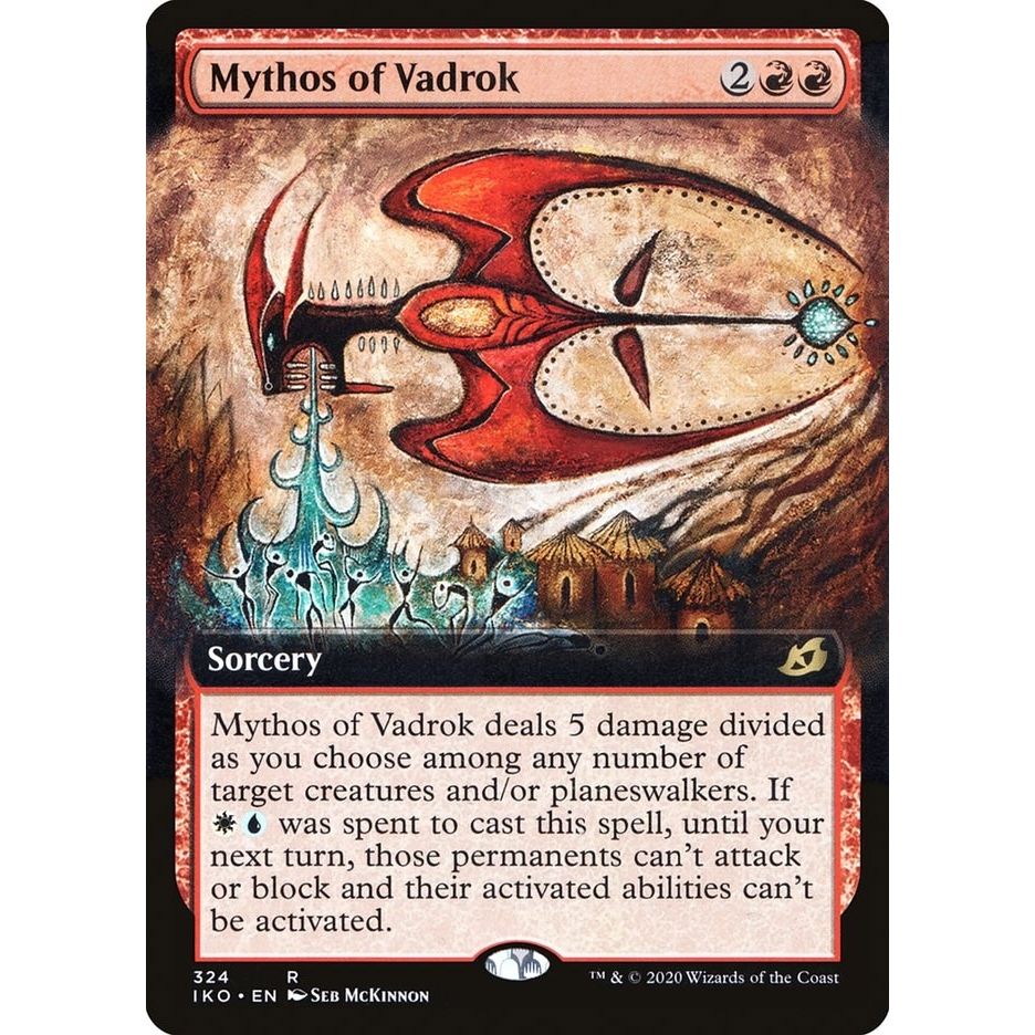 Image for Mythos of Vadrok (Extended Art) (324) (IKO) - Magic: The Gathering