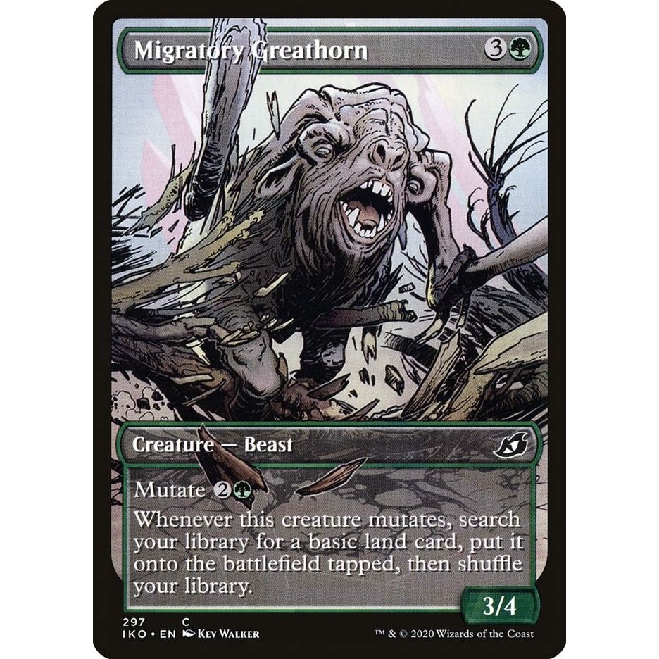 Image for Migratory Greathorn (Showcase) (297) (IKO) - Magic: The Gathering