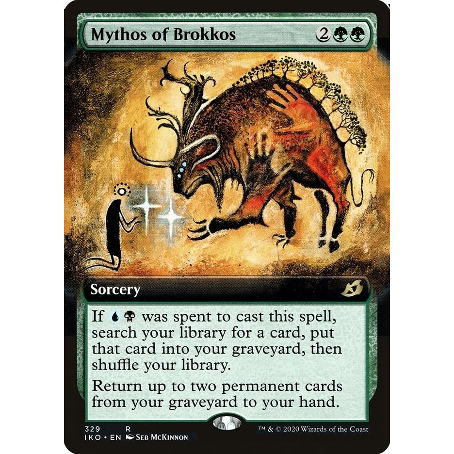 Image for Mythos of Brokkos (Extended Art) (329) (IKO) - Magic: The Gathering