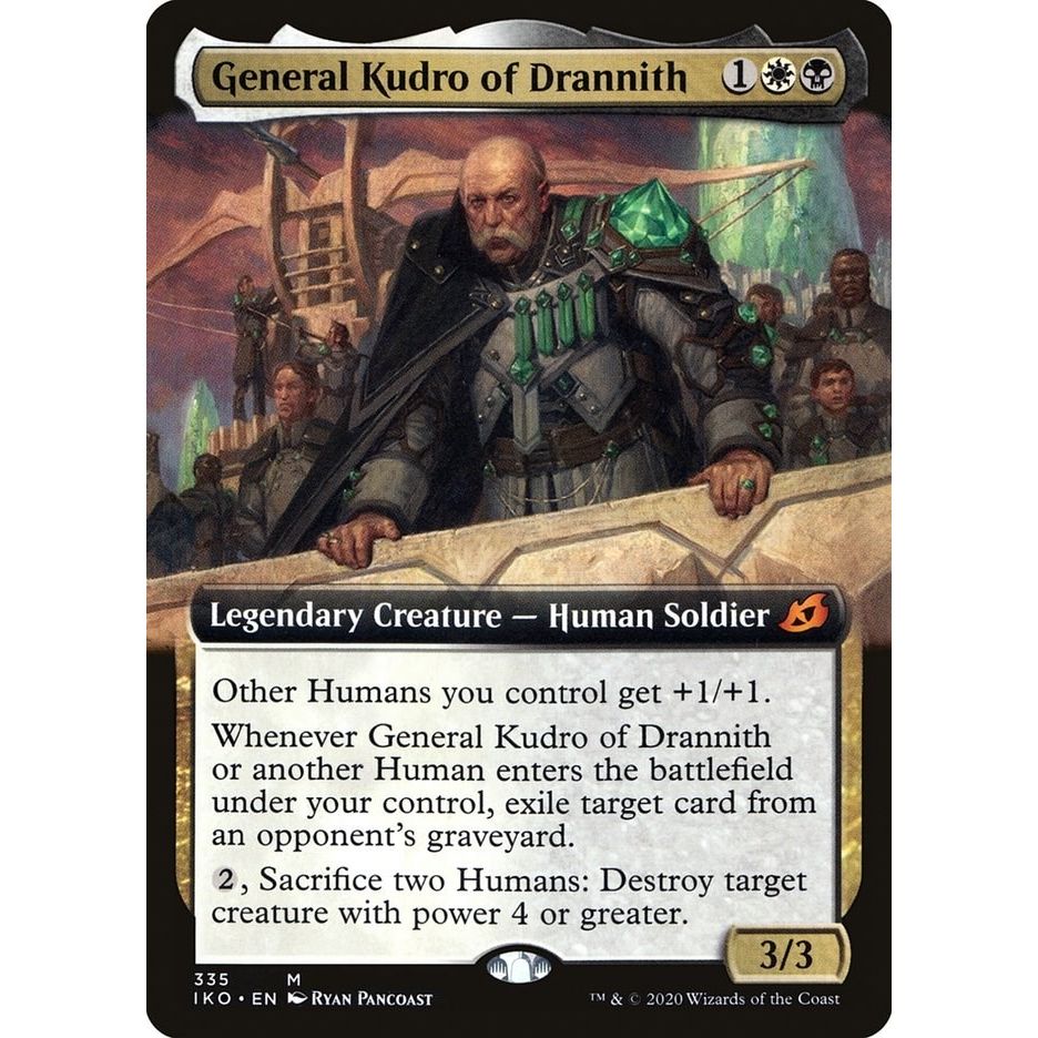 Image for General Kudro of Drannith (Extended Art) (335) (IKO) - Magic: The Gathering