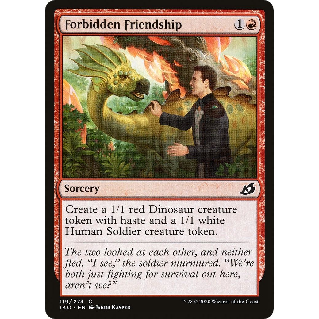 Image for Forbidden Friendship (119) (IKO) - Magic: The Gathering