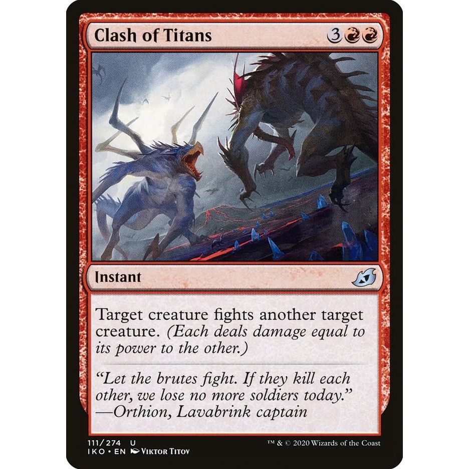 Image for Clash of Titans (111) (IKO) - Magic: The Gathering
