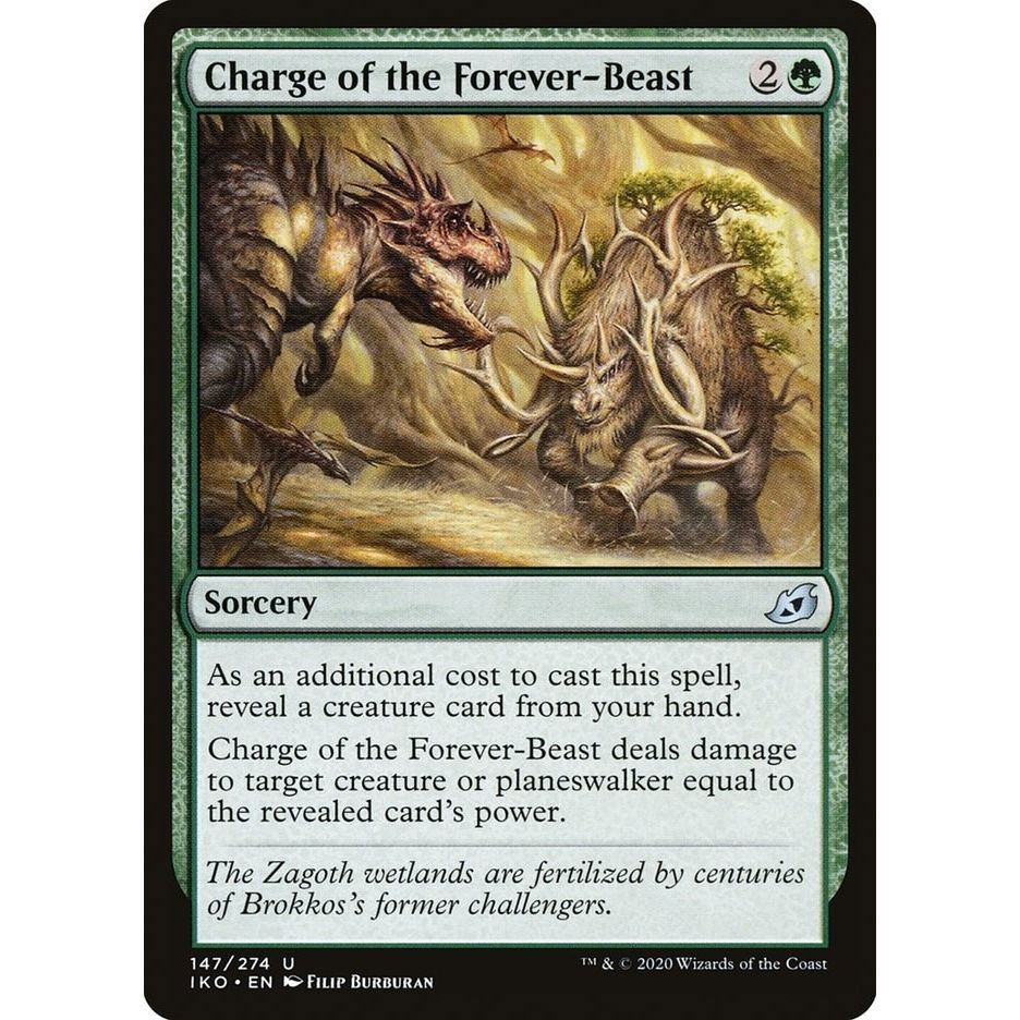 Image for Charge of the Forever-Beast (147) (IKO) - Magic: The Gathering