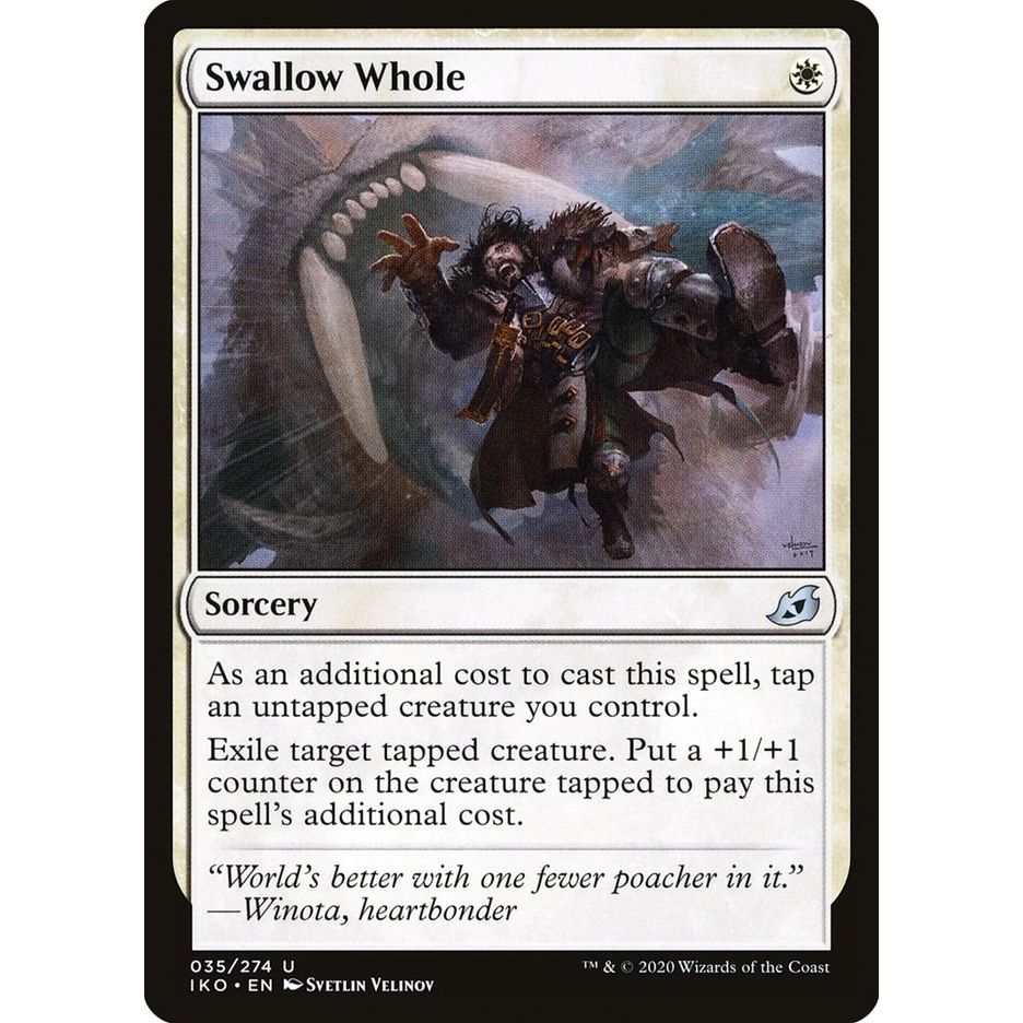 Image for Swallow Whole (35) (IKO) - Magic: The Gathering