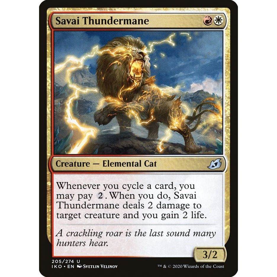Image for Savai Thundermane (205) (IKO) - Magic: The Gathering