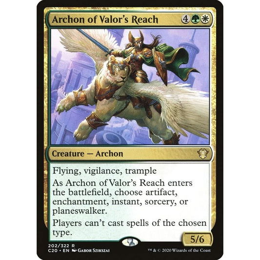 Image for Archon of Valor's Reach (202) (C20) - Magic: The Gathering