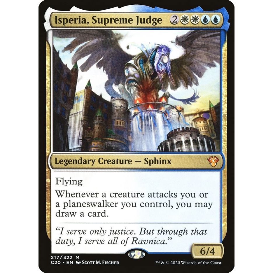 Image for Isperia, Supreme Judge (217) (C20) - Magic: The Gathering