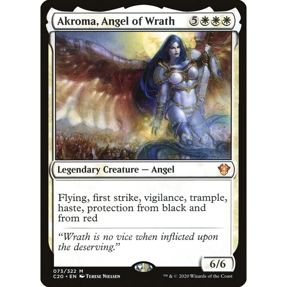 Image for Akroma, Angel of Wrath (73) (C20) - Magic: The Gathering