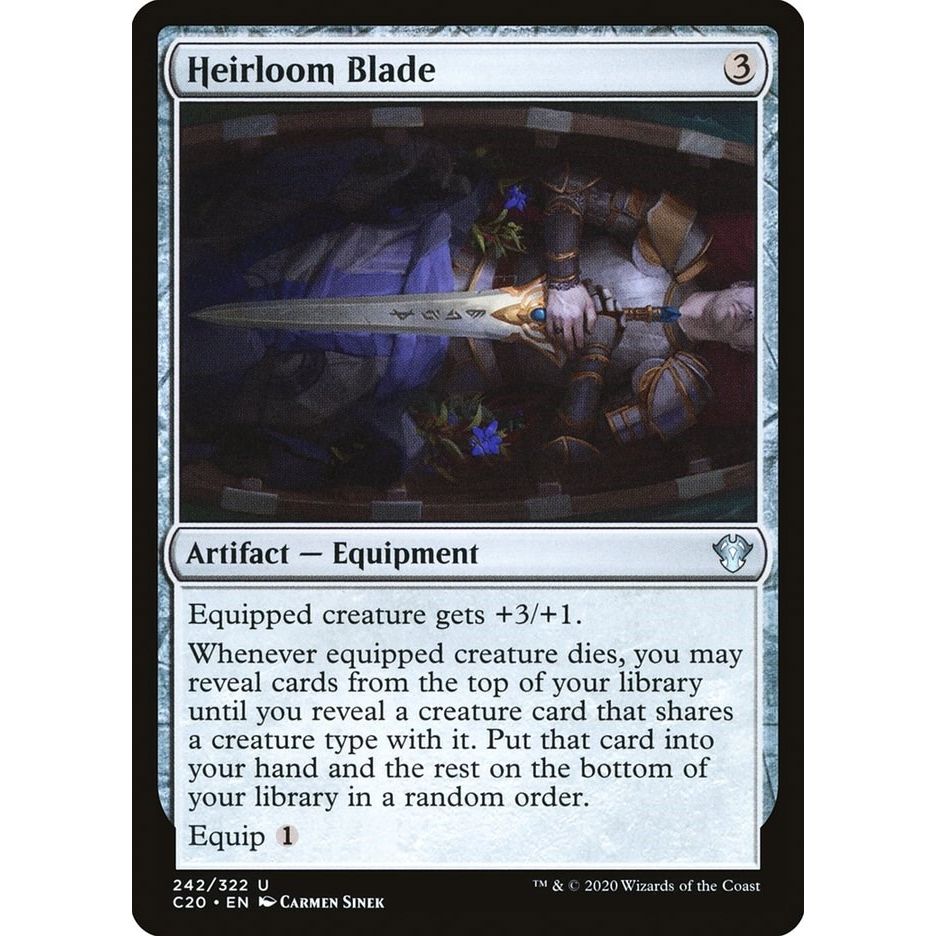 Image for Heirloom Blade (242) (C20) - Magic: The Gathering