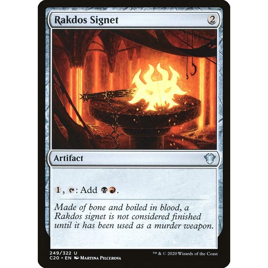 Image for Rakdos Signet (249) (C20) - Magic: The Gathering