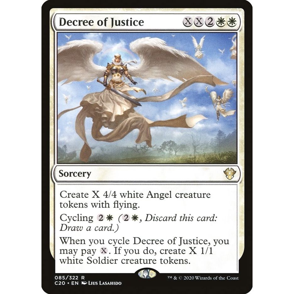 Image for Decree of Justice (85) (C20) - Magic: The Gathering