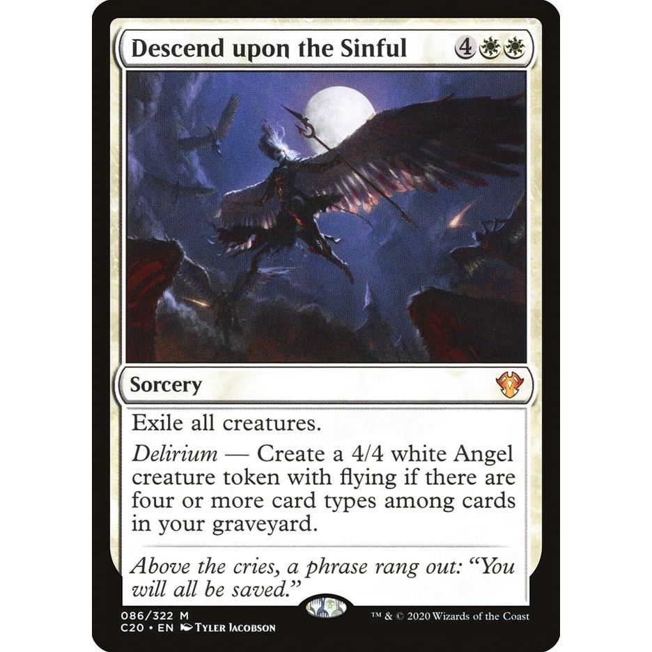 Image for Descend upon the Sinful (86) (C20) - Magic: The Gathering
