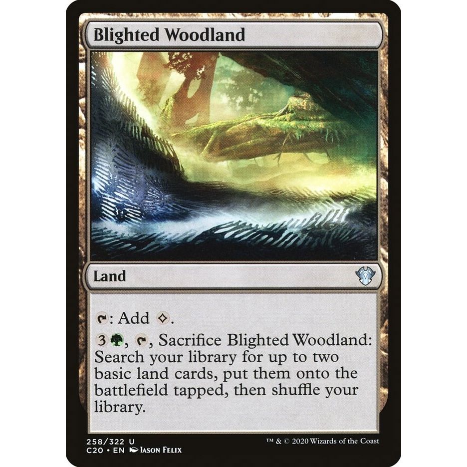 Image for Blighted Woodland (258) (C20) - Magic: The Gathering