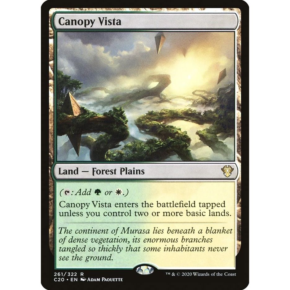 Image for Canopy Vista (261) (C20) - Magic: The Gathering