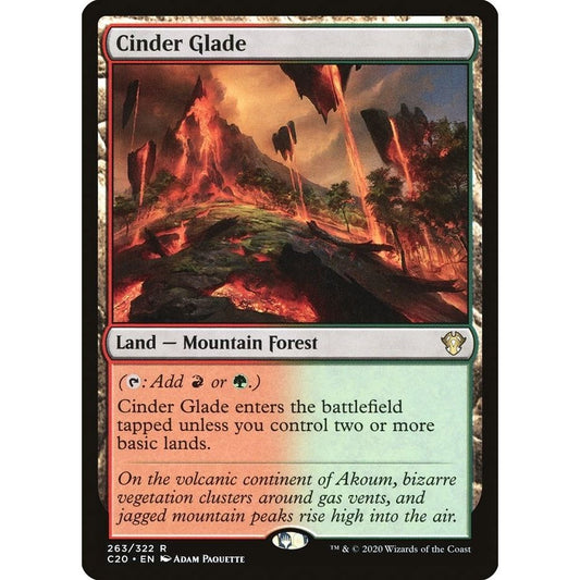 Image for Cinder Glade (263) (C20) - Magic: The Gathering