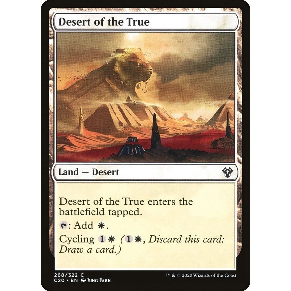Image for Desert of the True (268) (C20) - Magic: The Gathering