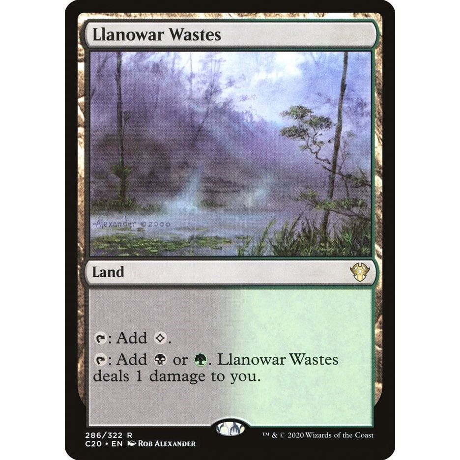 Image for Llanowar Wastes (286) (C20) - Magic: The Gathering