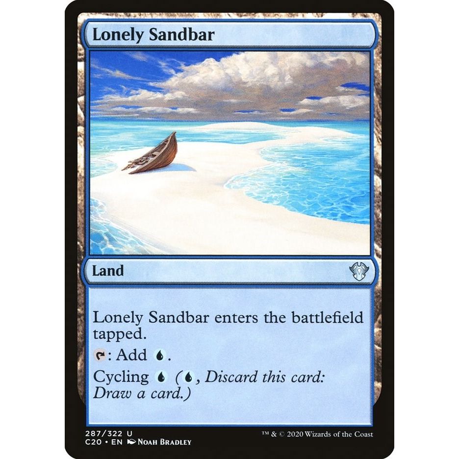 Image for Lonely Sandbar (287) (C20) - Magic: The Gathering