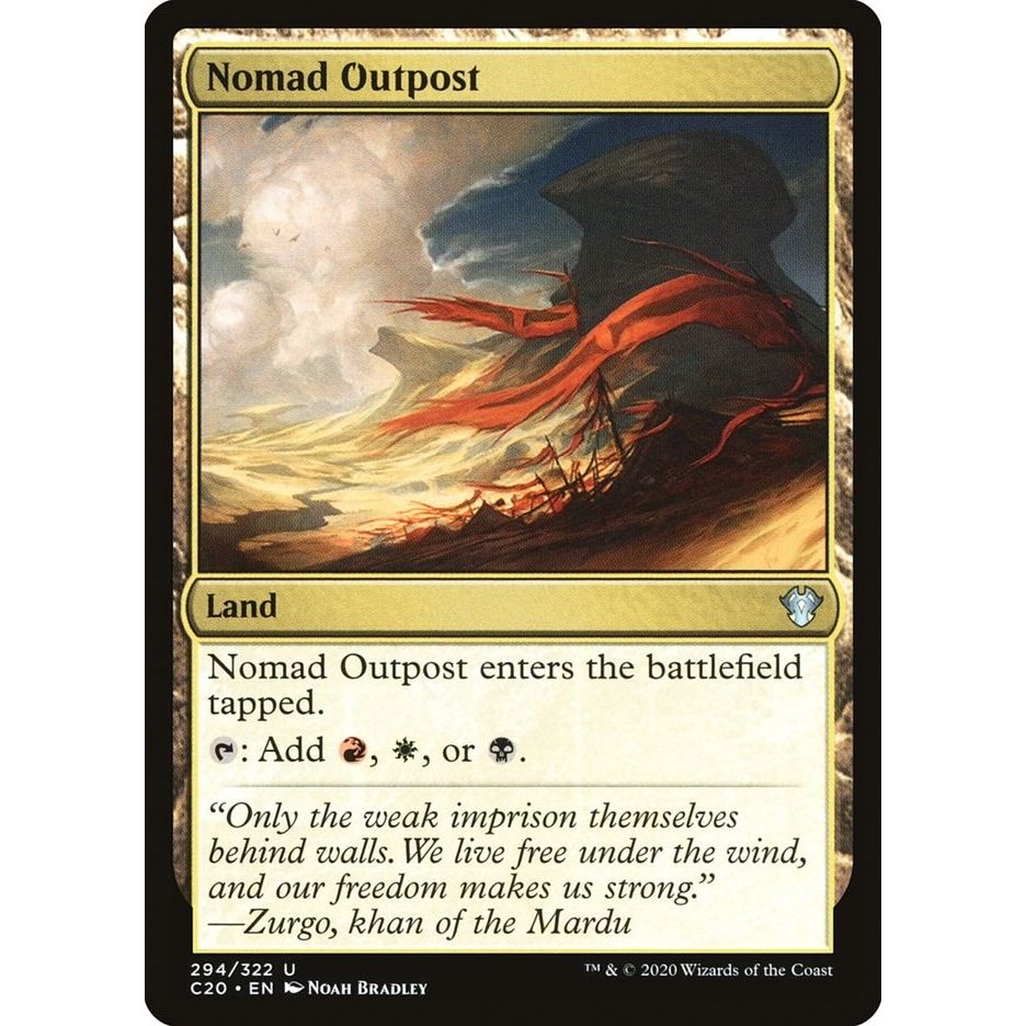 Image for Nomad Outpost (294) (C20) - Magic: The Gathering
