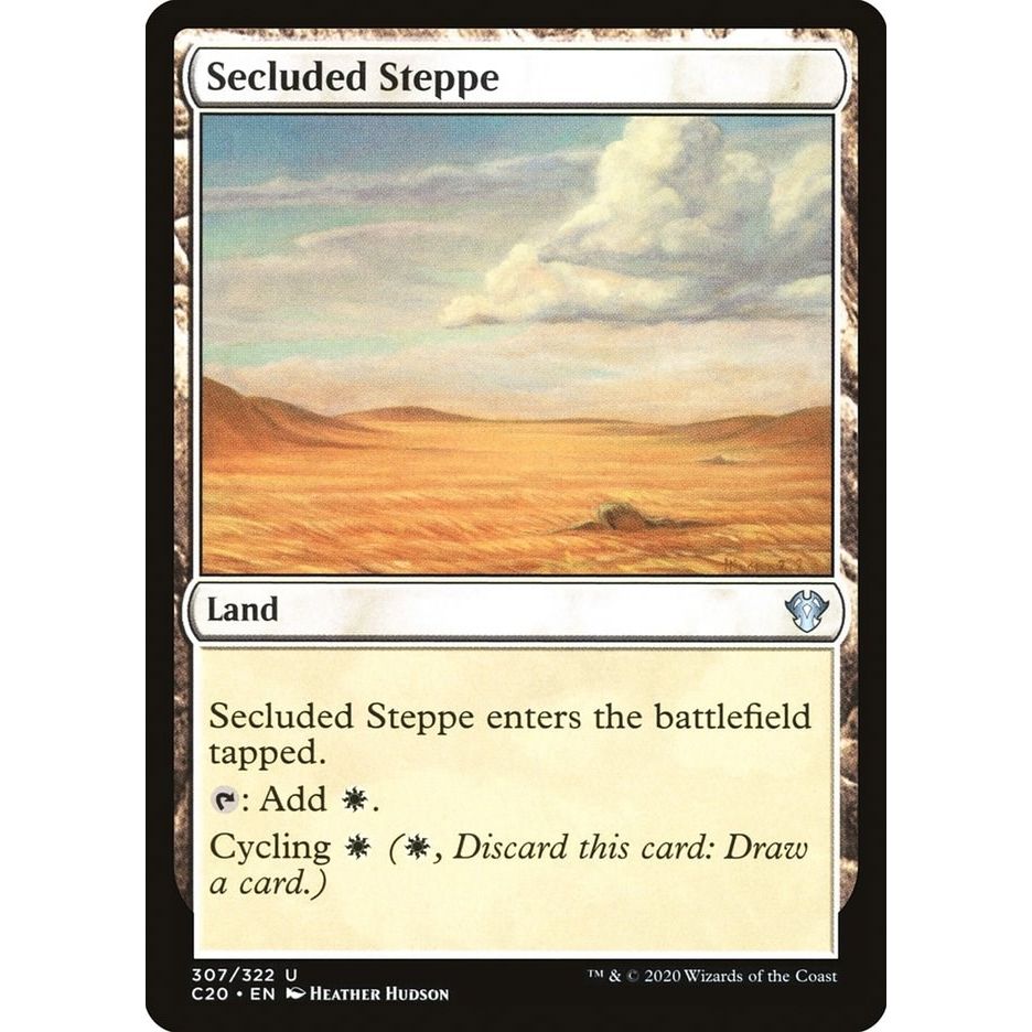 Image for Secluded Steppe (307) (C20) - Magic: The Gathering