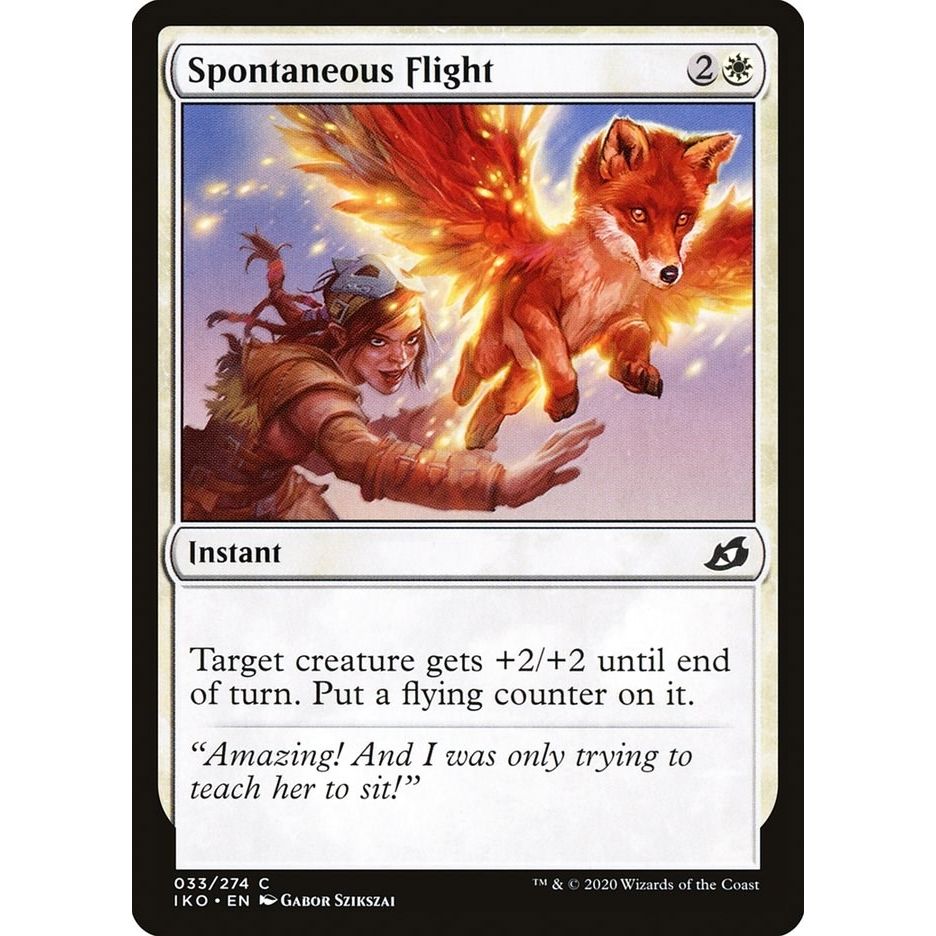 Image for Spontaneous Flight (33) (IKO) - Magic: The Gathering