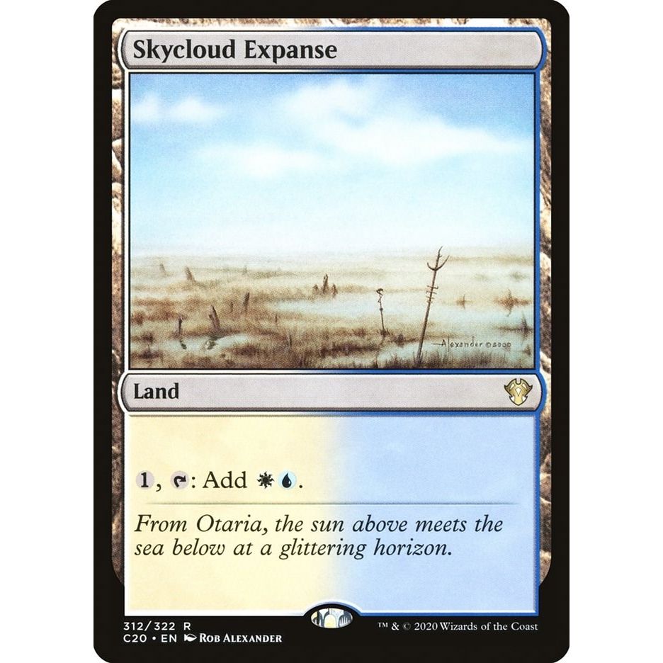 Image for Skycloud Expanse (312) (C20) - Magic: The Gathering