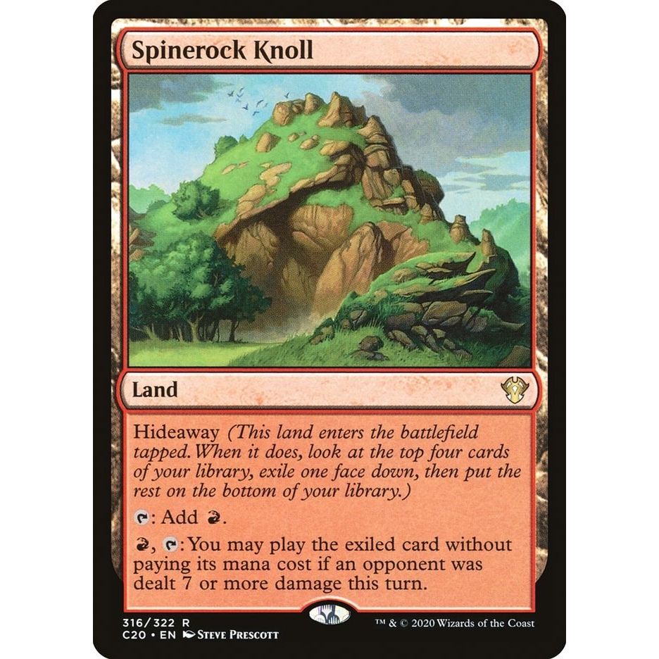Image for Spinerock Knoll (316) (C20) - Magic: The Gathering