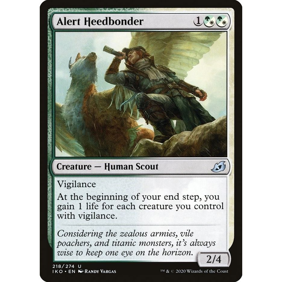 Image for Alert Heedbonder (218) (IKO) - Magic: The Gathering