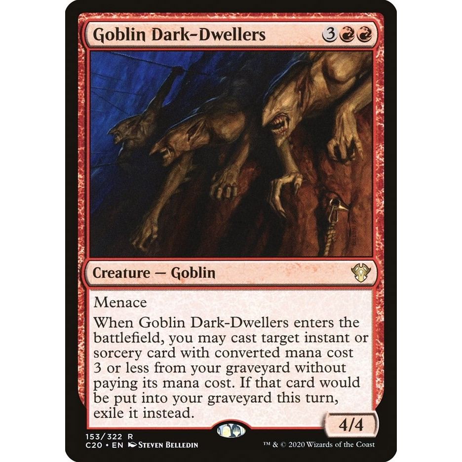 Image for Goblin Dark-Dwellers (153) (C20) - Magic: The Gathering