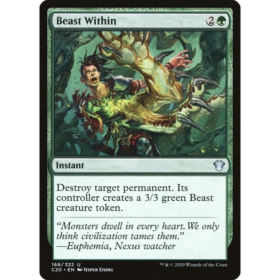 Image for Beast Within (168) (C20) - Magic: The Gathering