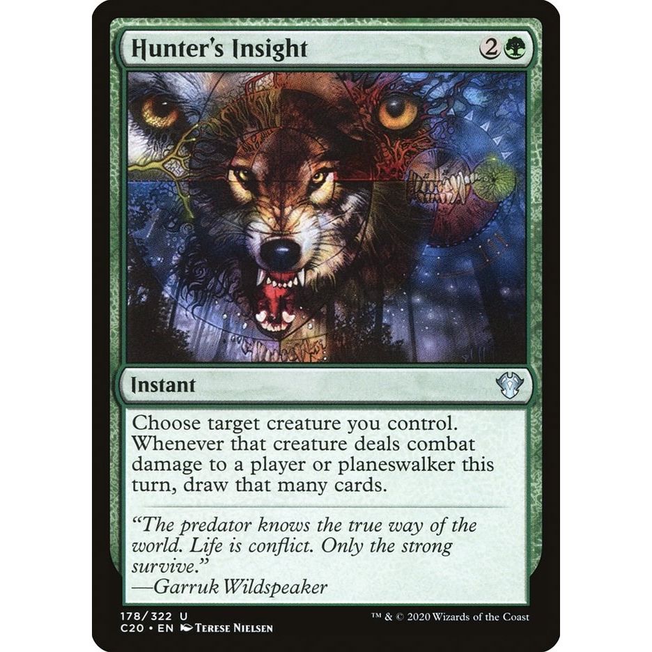 Image for Hunter's Insight (178) (C20) - Magic: The Gathering