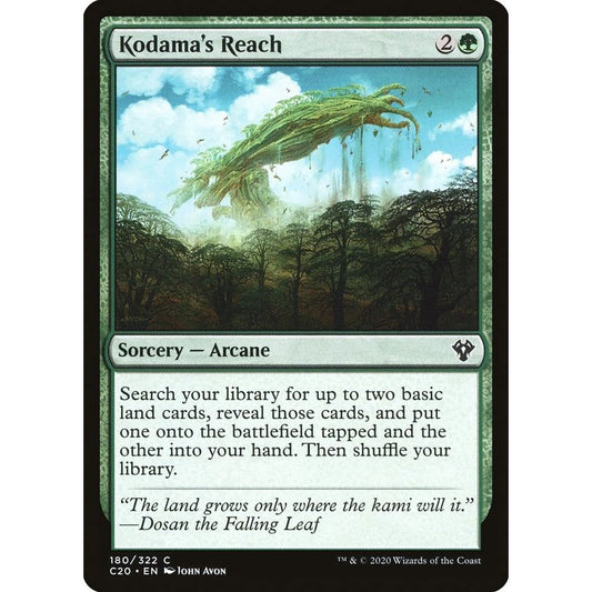 Image for Kodama's Reach (180) (C20) - Magic: The Gathering