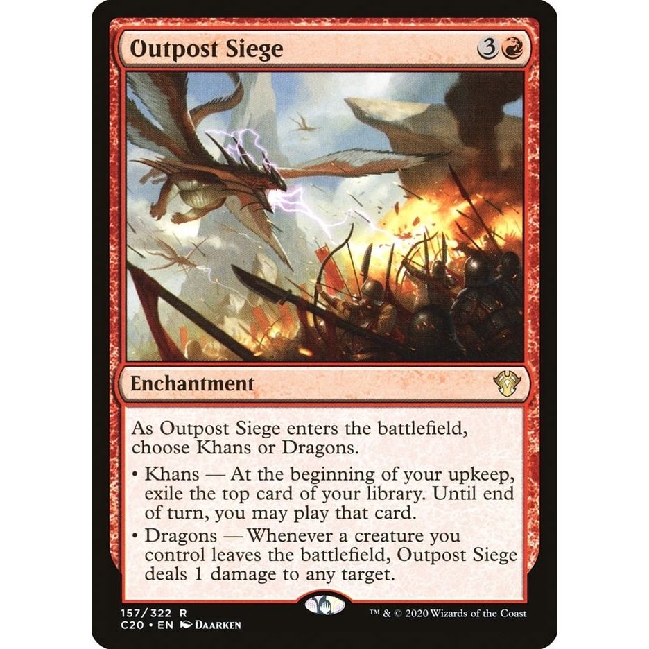 Image for Outpost Siege (157) (C20) - Magic: The Gathering