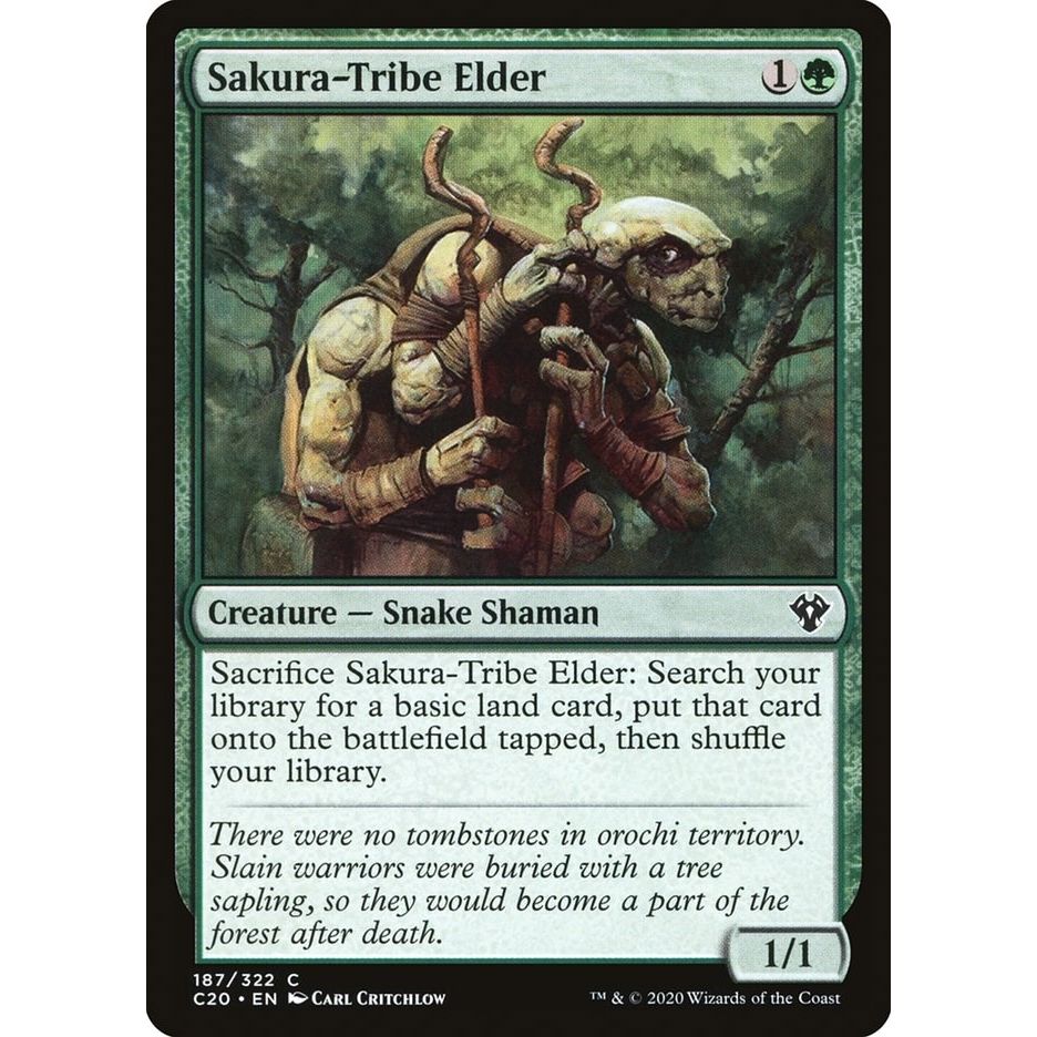 Image for Sakura-Tribe Elder (187) (C20) - Magic: The Gathering