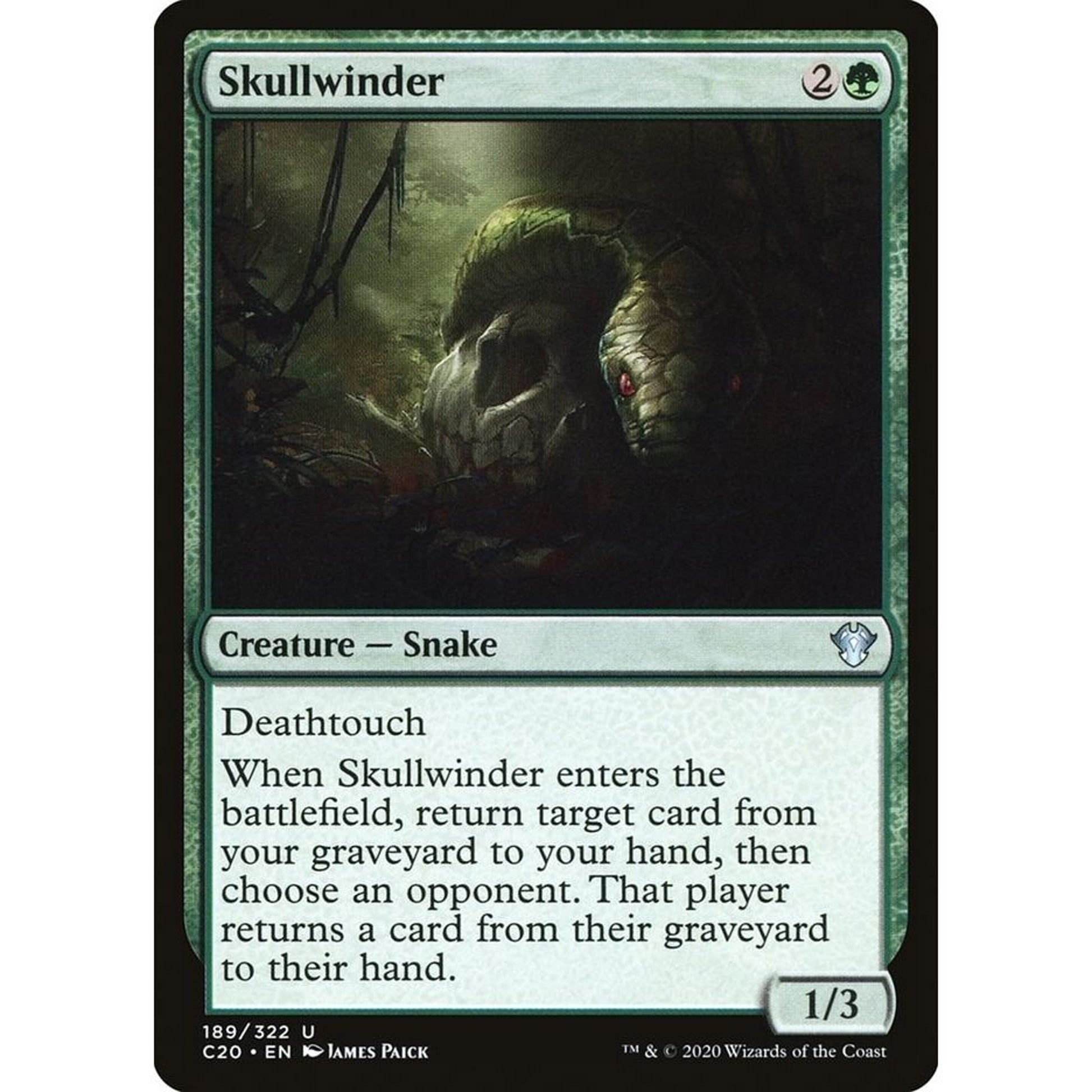 Image for Skullwinder (189) (C20) - Magic: The Gathering