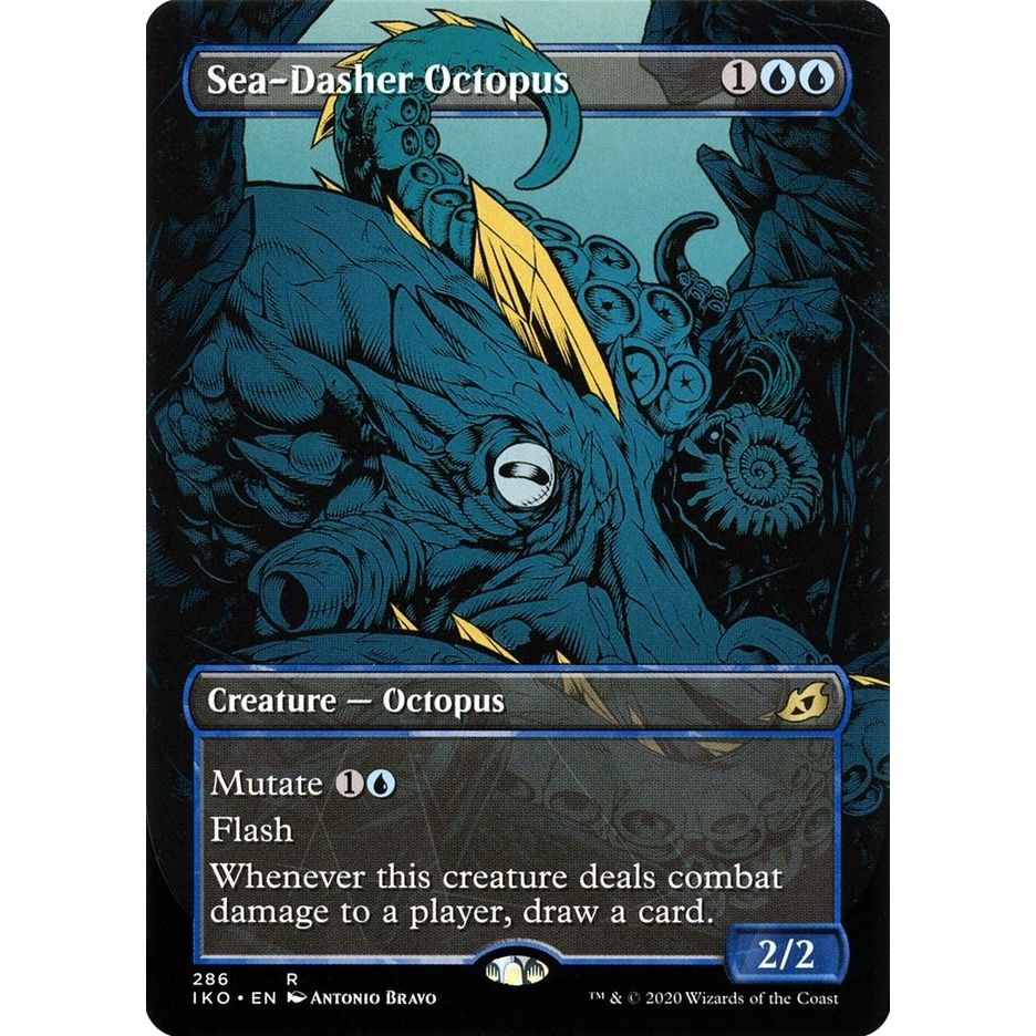 Image for Sea-Dasher Octopus (Showcase) (286) (IKO) - Magic: The Gathering