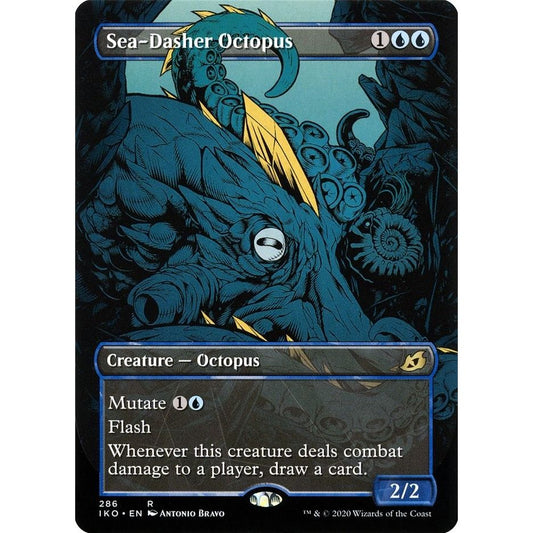 Image for Sea-Dasher Octopus (Showcase) (286) (IKO) - Magic: The Gathering