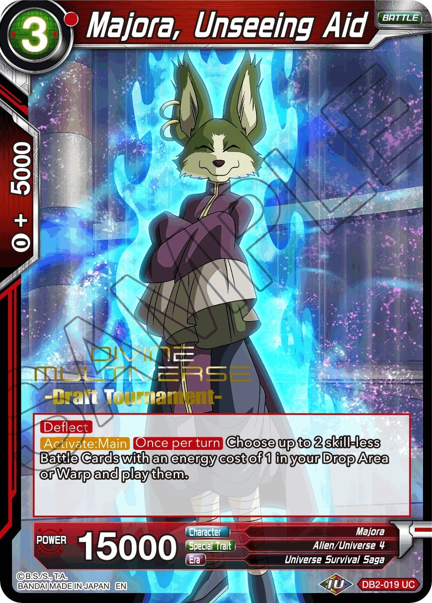 Image for Majora, Unseeing Aid (Divine Multiverse Draft Tournament) (DB2-019) (TPR) - Dragon Ball Super: Masters