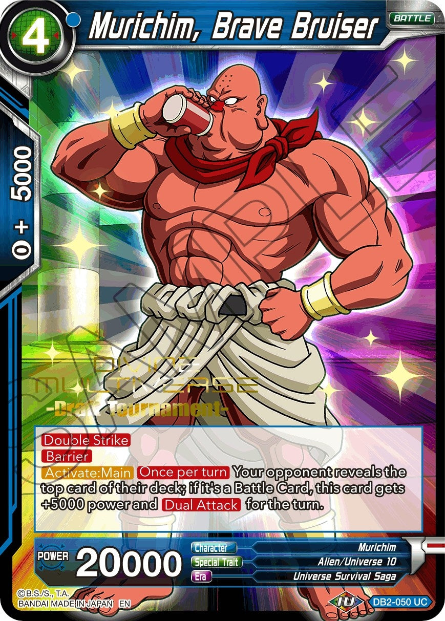 Image for Murichim, Brave Bruiser (Divine Multiverse Draft Tournament) (DB2-050) (TPR) - Dragon Ball Super: Masters