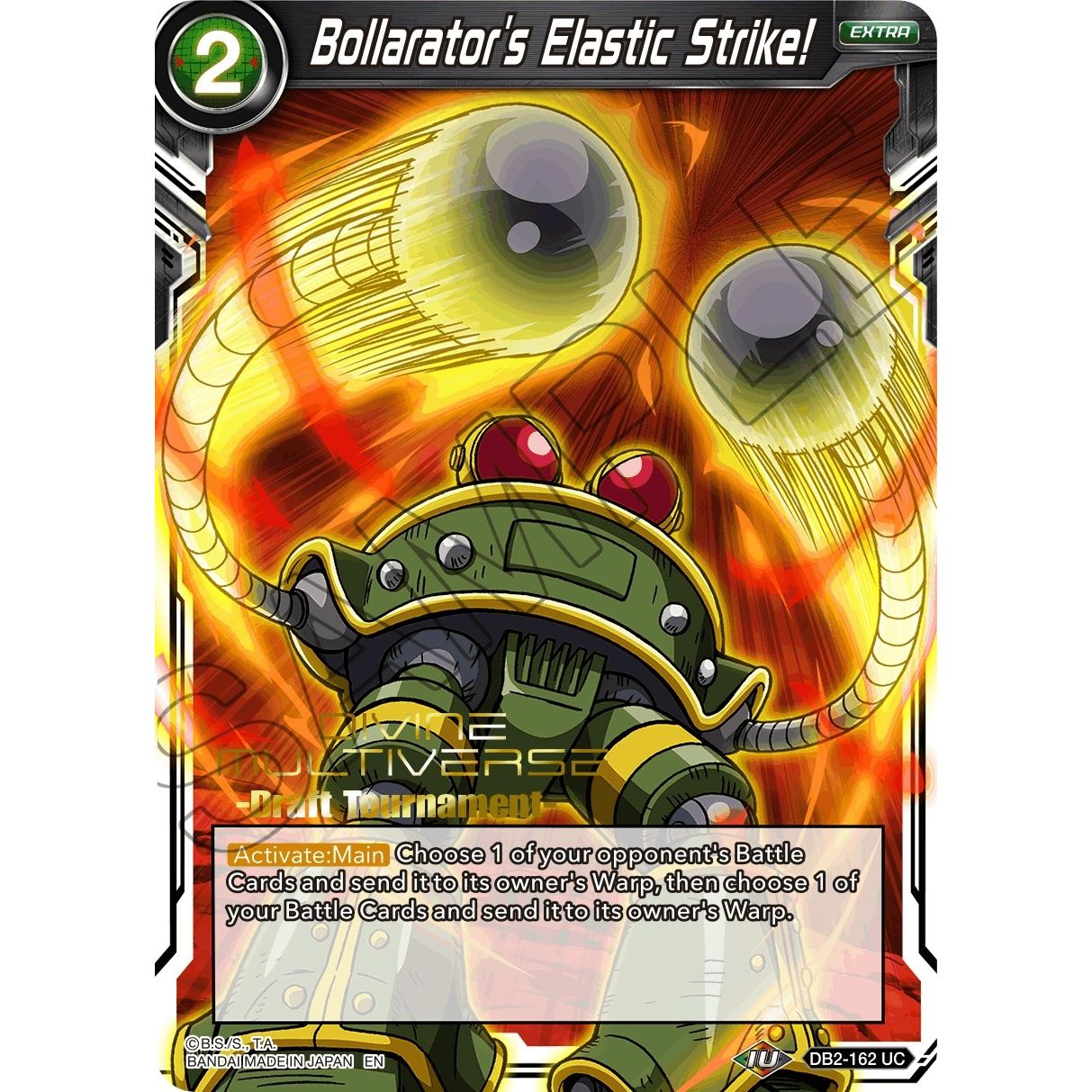 Image for Bollarator's Elastic Strike! (Divine Multiverse Draft Tournament) (DB2-162) (TPR) - Dragon Ball Super: Masters