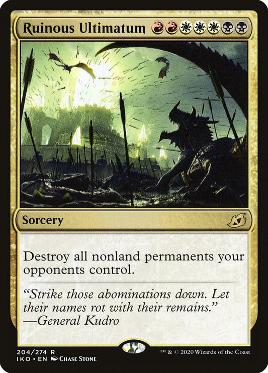 Image for Ruinous Ultimatum (204) (IKO) - Magic: The Gathering