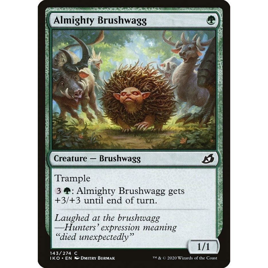 Image for Almighty Brushwagg (143) (IKO) - Magic: The Gathering