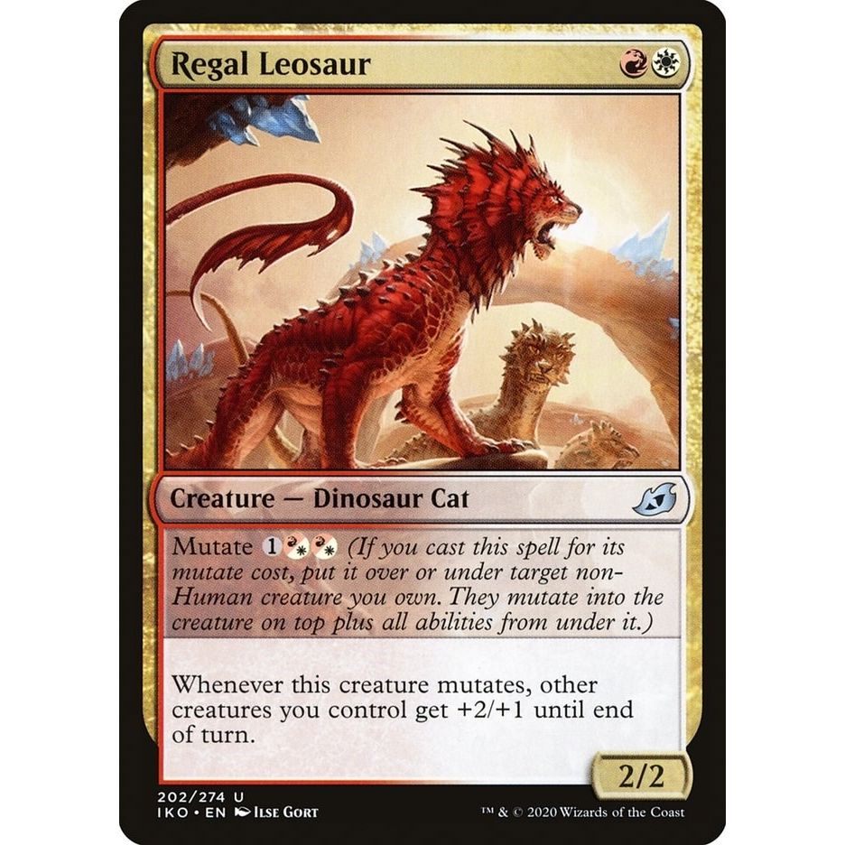 Image for Regal Leosaur (202) (IKO) - Magic: The Gathering