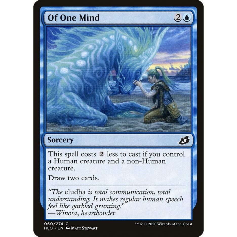 Image for Of One Mind (60) (IKO) - Magic: The Gathering