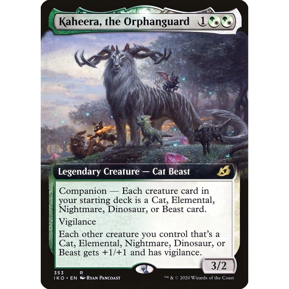 Image for Kaheera, the Orphanguard (Extended Art) (353) (IKO) - Magic: The Gathering