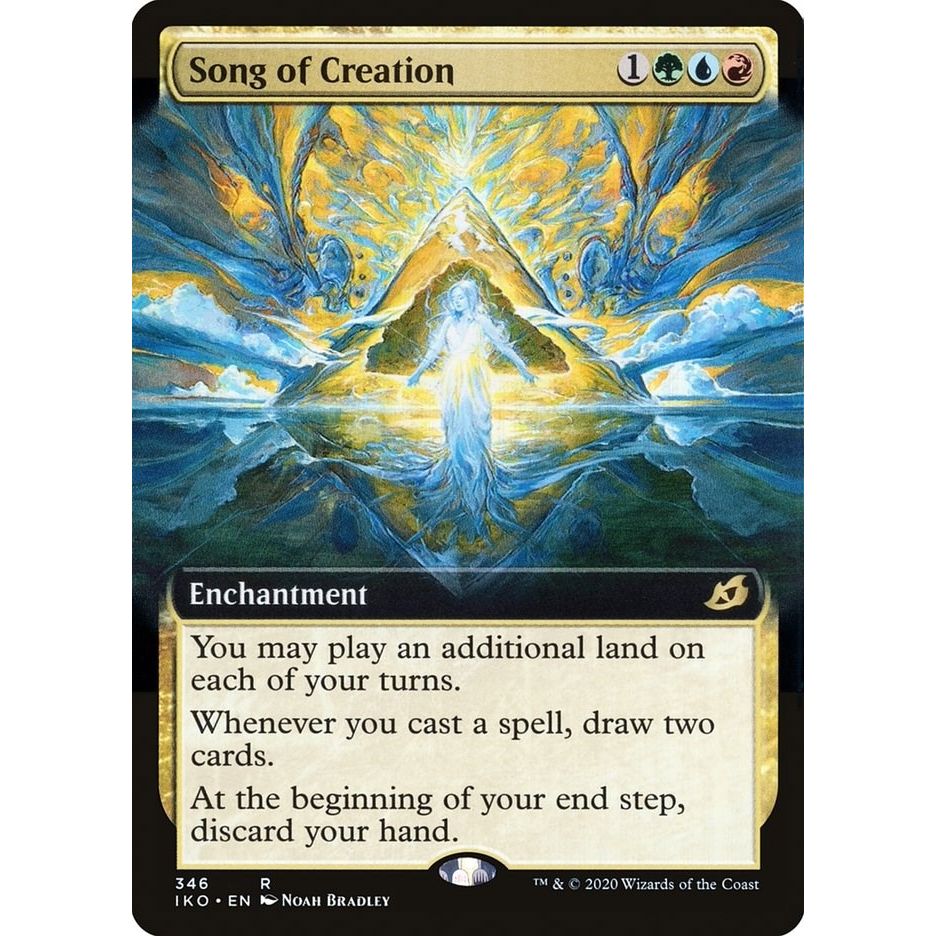 Image for Song of Creation (Extended Art) (346) (IKO) - Magic: The Gathering