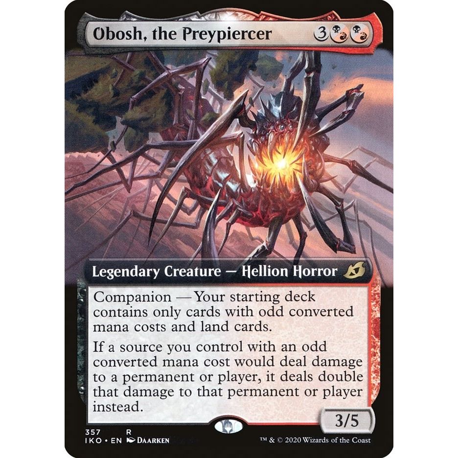 Image for Obosh, the Preypiercer (Extended Art) (357) (IKO) - Magic: The Gathering