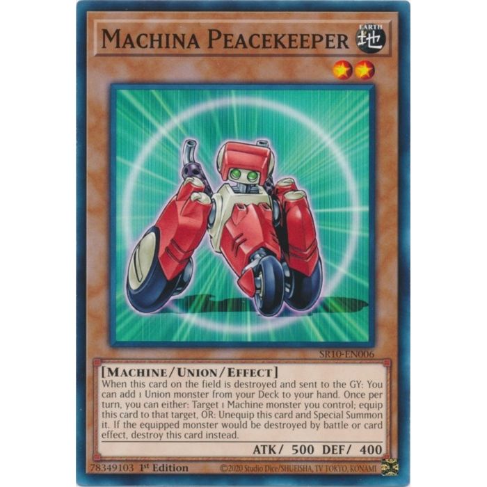 Image for Machina Peacekeeper (SR10-EN006) (SR10) - YuGiOh
