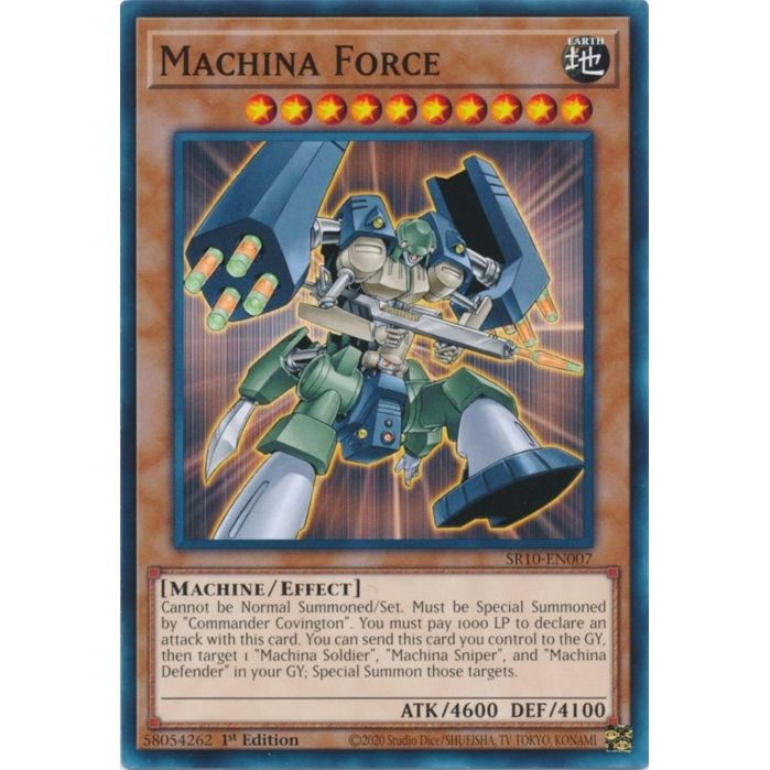 Image for Machina Force (SR10-EN007) (SR10) - YuGiOh